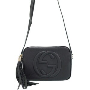 Gucci Soho Leather Disco Pebbled Crossbody Bag